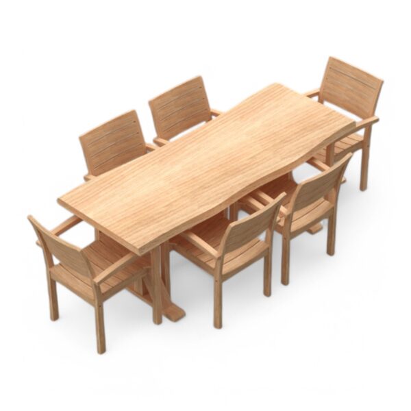 Big Table Dining Set - Image 2